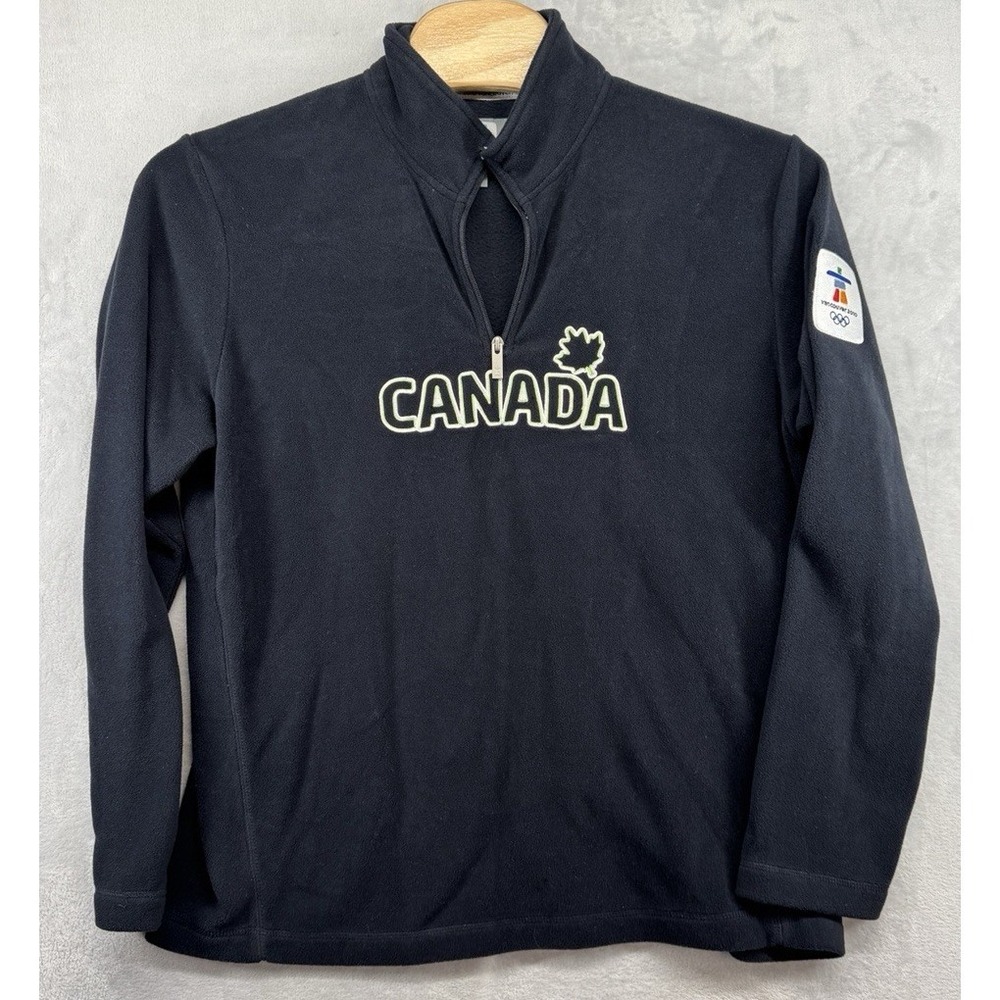 Elevate Canada 2010 Winter Olympics‎ Fleece 1/4 Zip Jacket Vancouver Unisex XL